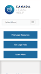 Mobile Screenshot of canadalegalhelp.com